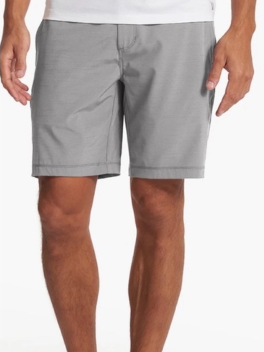 Vuori Men's Pebble Short in the color steel  (Style V399). Size 36 golf travel